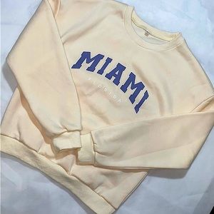 Women’s Miami FL Crewneck Sweater